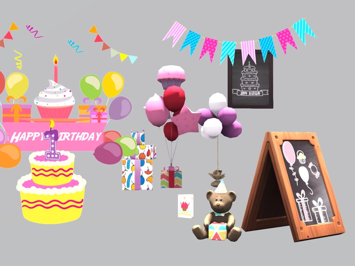 *MG* Set Party Birthday
