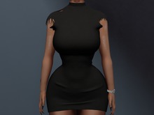 YENTEMENTS - SHRED DRESS (UMBER)