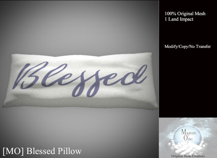 [MO] Blessed Pillow (Boxed)