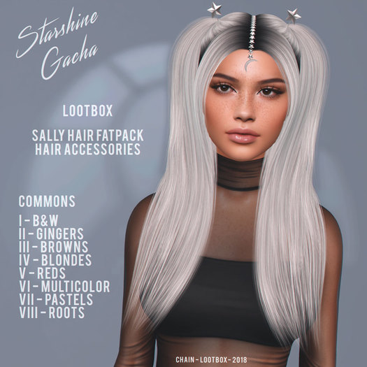 #5 CHAIN - Starshine - Sally Hair - Reds