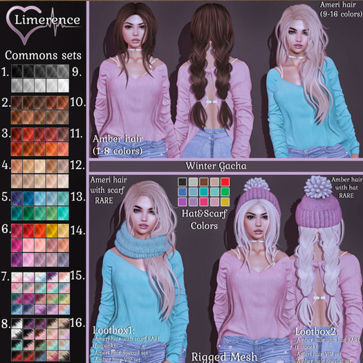 #5 {Limerence} Amber hair-Colours1