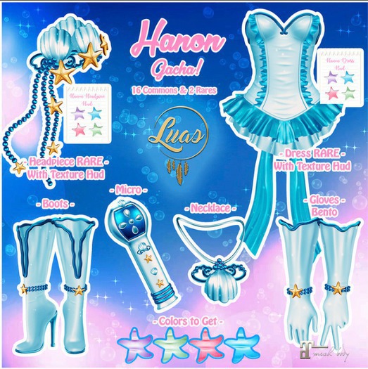 Luas Hanon Gloves Blue 1