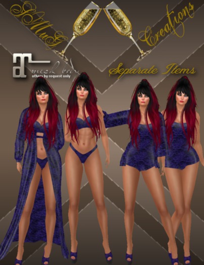Vamp Royal Lace Lingerie Set