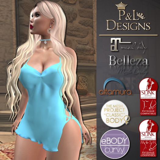 [P&L] - Julie Dress - Aqua