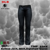 Jeans belted darkblue boxed