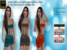 SnB Fashion - Hailee Mini Lace Dress with Panties Liner