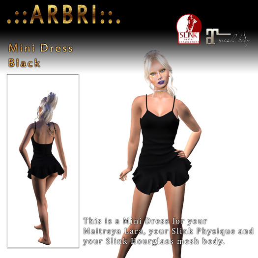 .::Arbri::. Mini Dress (black)