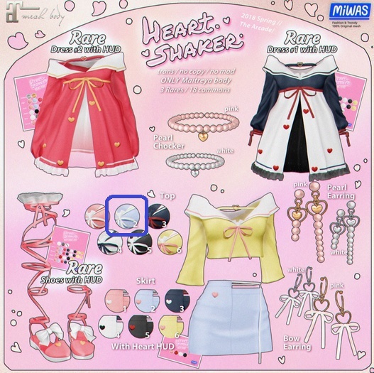 MIWAS / Heart shaker Top #2