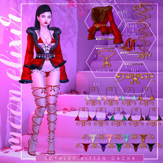 Moon Elixir - Scarlet Kitten - 18 - Lara - Panties - Ruby
