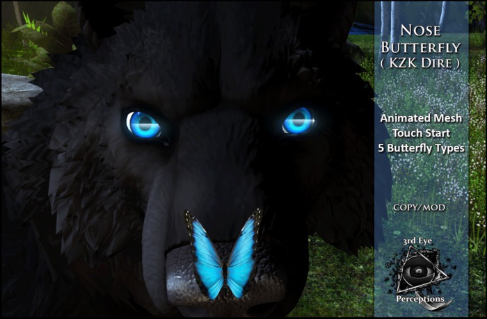 ( ADD ME ) 3rd Eye_  Nose Butterfly Set ( KZK Dire )