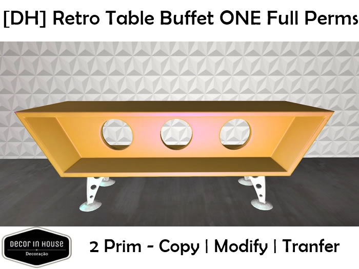 [DH] Retro Table Buffet ONE Full Perms