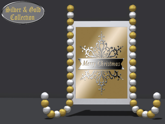 Christmas Elegance Collection Mesh MC Snowflake Floor Sign