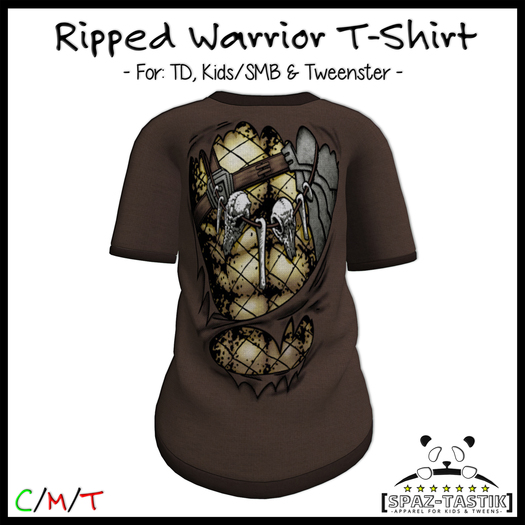 [Spaz] *KIDS SIZES* T-Shirt: Ripped Warrior