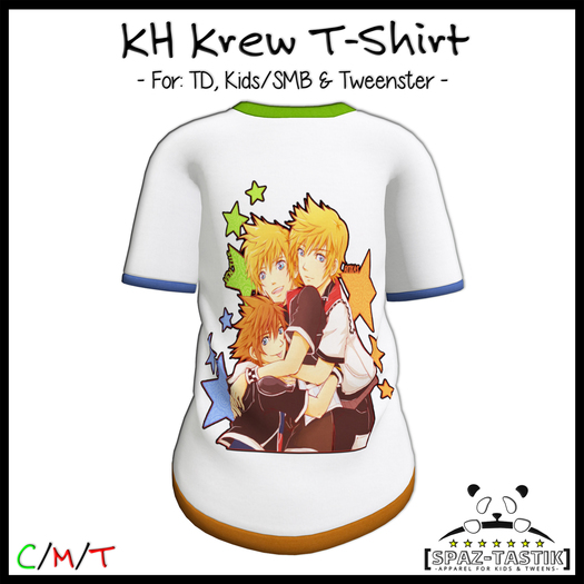 [Spaz] UNPACK HUD - *KIDS SIZES* T-Shirt: KH Krew [ADD ME]
