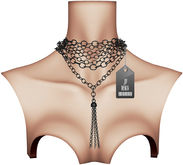JF Design "Eldora" Necklace - Black