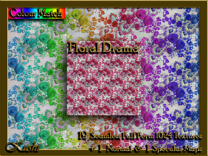 Floral Drama Textures 