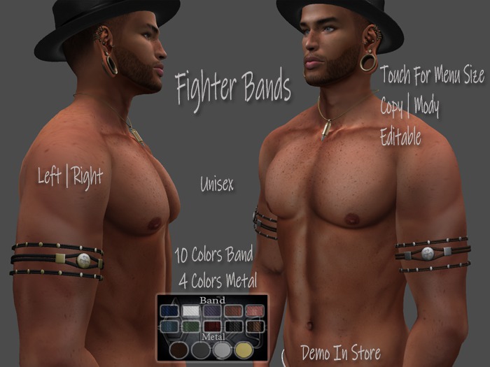 .::Arkan::. Fighter Bands Unisex (Size)