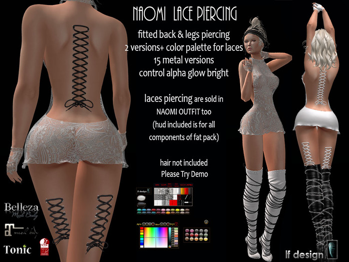 [lf design] Naomi lace piercing