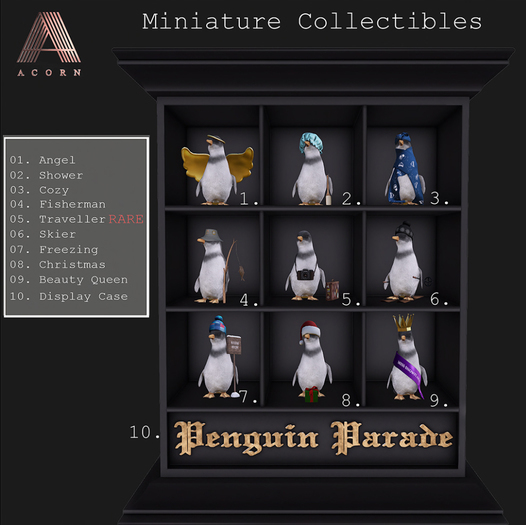 01. ACORN Miniature Penguin Parade -Angel