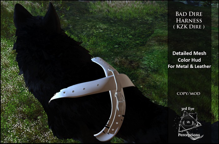 Bad Dire Harness ( KZK Dire ) Wht w peanut OC