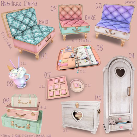 09 NARCISSE suitcases