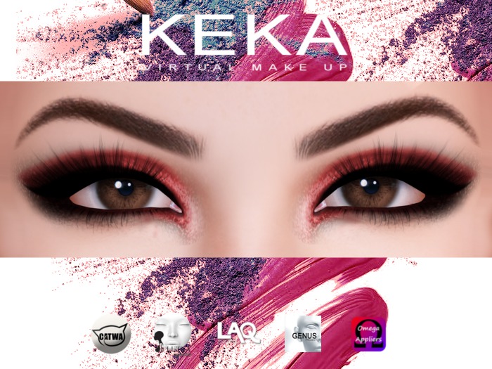 KEKA Eyeshadow 5 Red