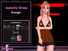 Isabella Dress Orange