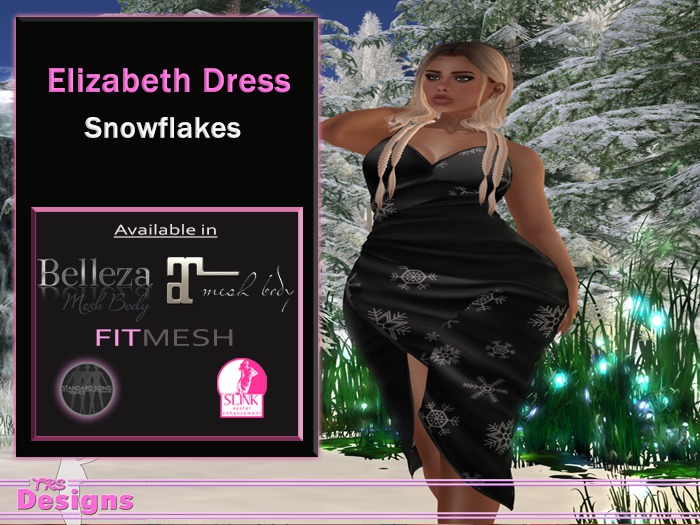 Elizabeth Dress Snowflakes