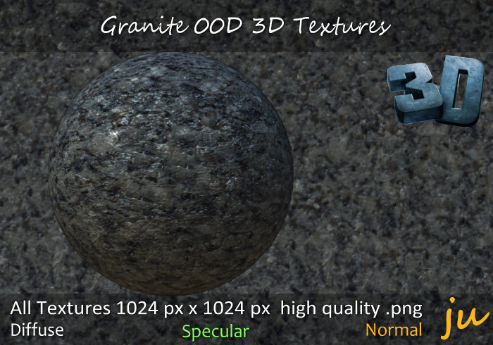 Second Life Marketplace - JU Granite 00D 3D Textures Full Perm