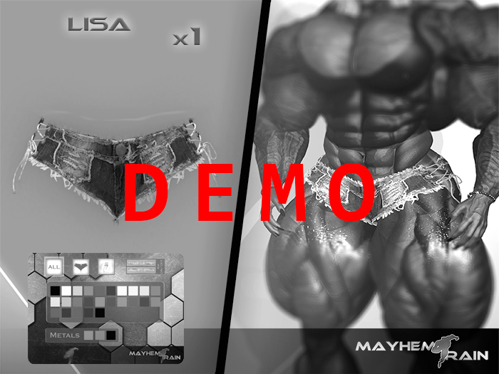 Denim Shorts - Lisa Body [Flex] x1 DEMO
