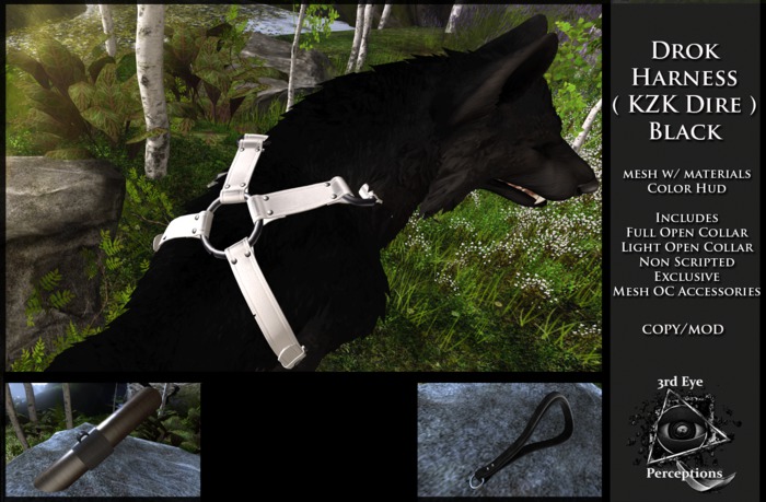 ( ADD ME ) 3rd Eye_  Drok Harness Wht Set ( KZK Dire )