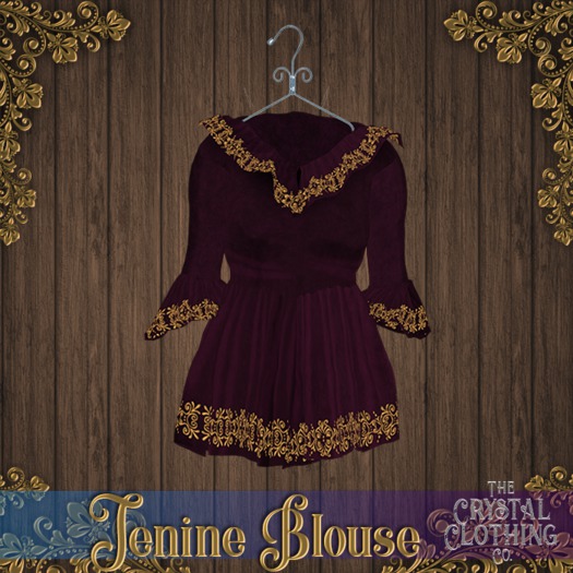 [CC Co.] Jenine Tunic - Wine