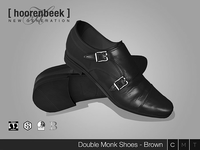 [ hoorenbeek ] Double Monk Shoes - BOX - DEMO [wear me]