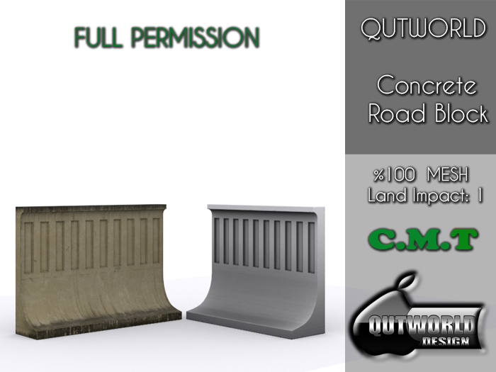 .::QUTWORLD .::Concrete Road Block::.FP 