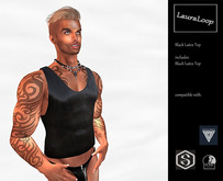 LauraLoop Black Latex Top