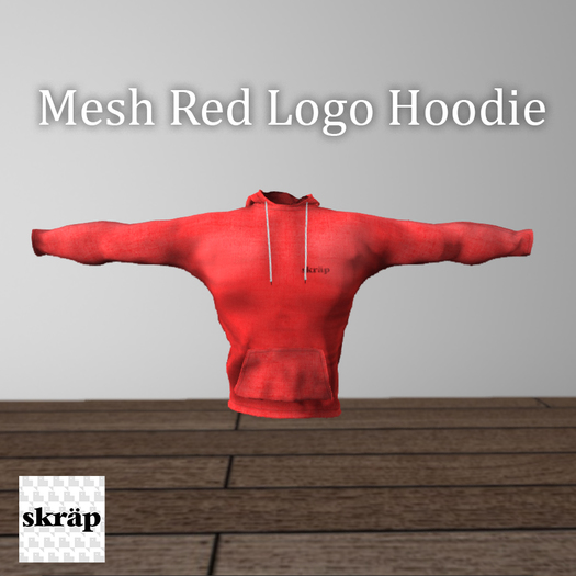 Skrap - Mesh Red Hoodie