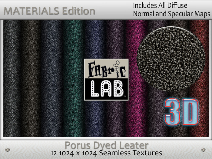 Fabric Lab ME Porus Leather Fabric Texture Collection