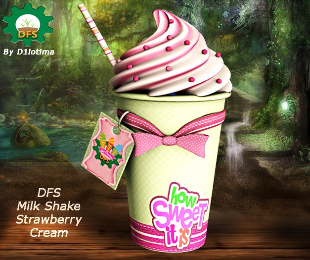 DFS Milk Shake Strawberry Cream