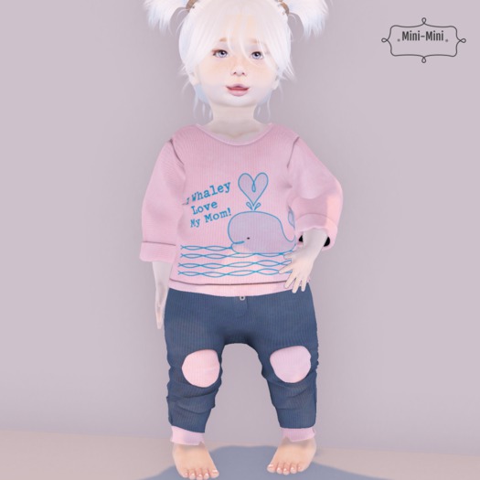 {Mini-Mini} I Love Mom Outfit (add)
