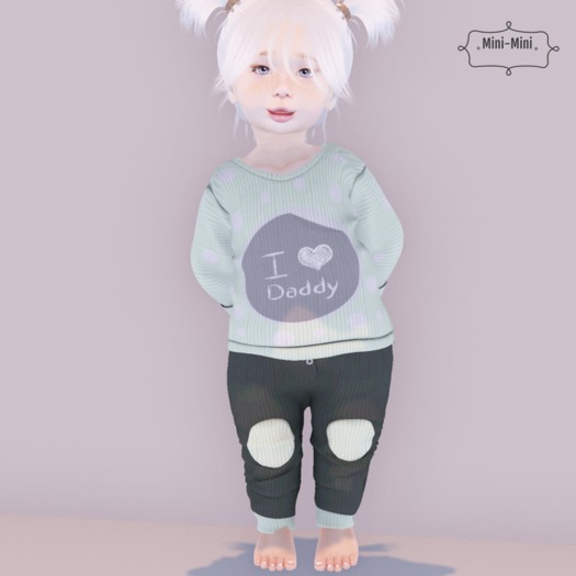 {Mini-Mini} I Love Daddy Outfit (add)