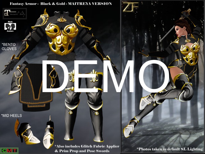 Zuloo - DEMO Fantasy Armor DEMO - MAITREYA
