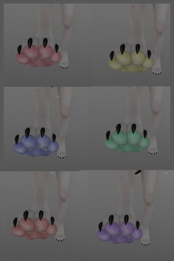 speckled pads for apricot paws