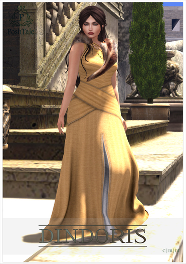 .PoshTale. Dindoris Dress & Stole BOXED