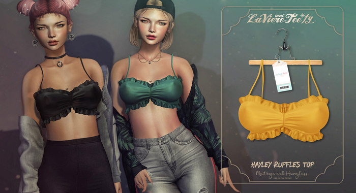 Tee*fy Hayley Ruffles Top - sunny