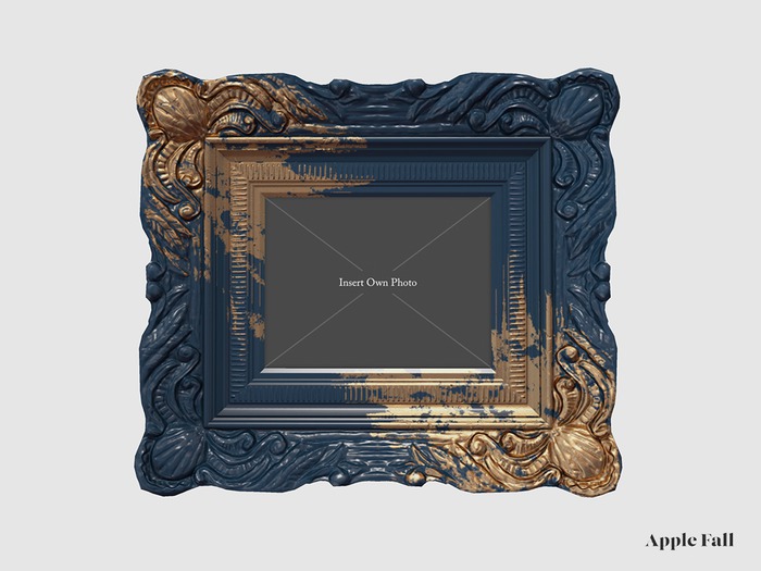 Apple Fall Constance Frame - Navy