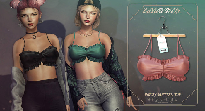 Tee*fy Hayley Ruffles Top - dustrose