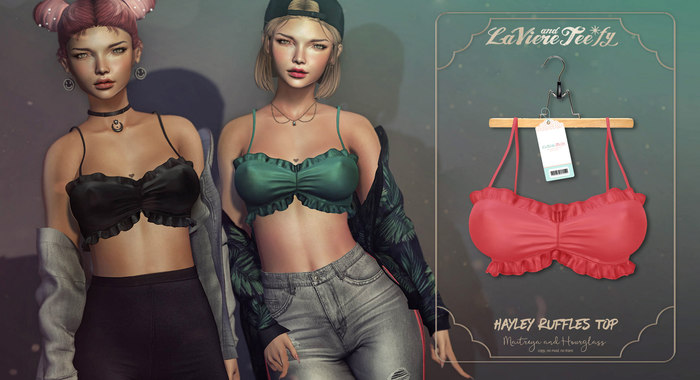 Tee*fy Hayley Ruffles Top - blush