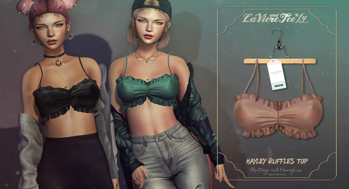 Tee*fy Hayley Ruffles Top - HAzel