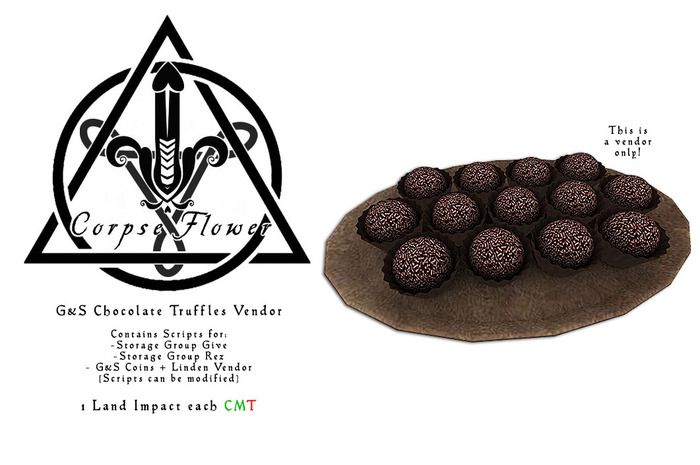 [CF] G&S Chocolate Truffles Vendor