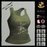 Tears of Rose - Army Style Streetwear - Play with Me tank top